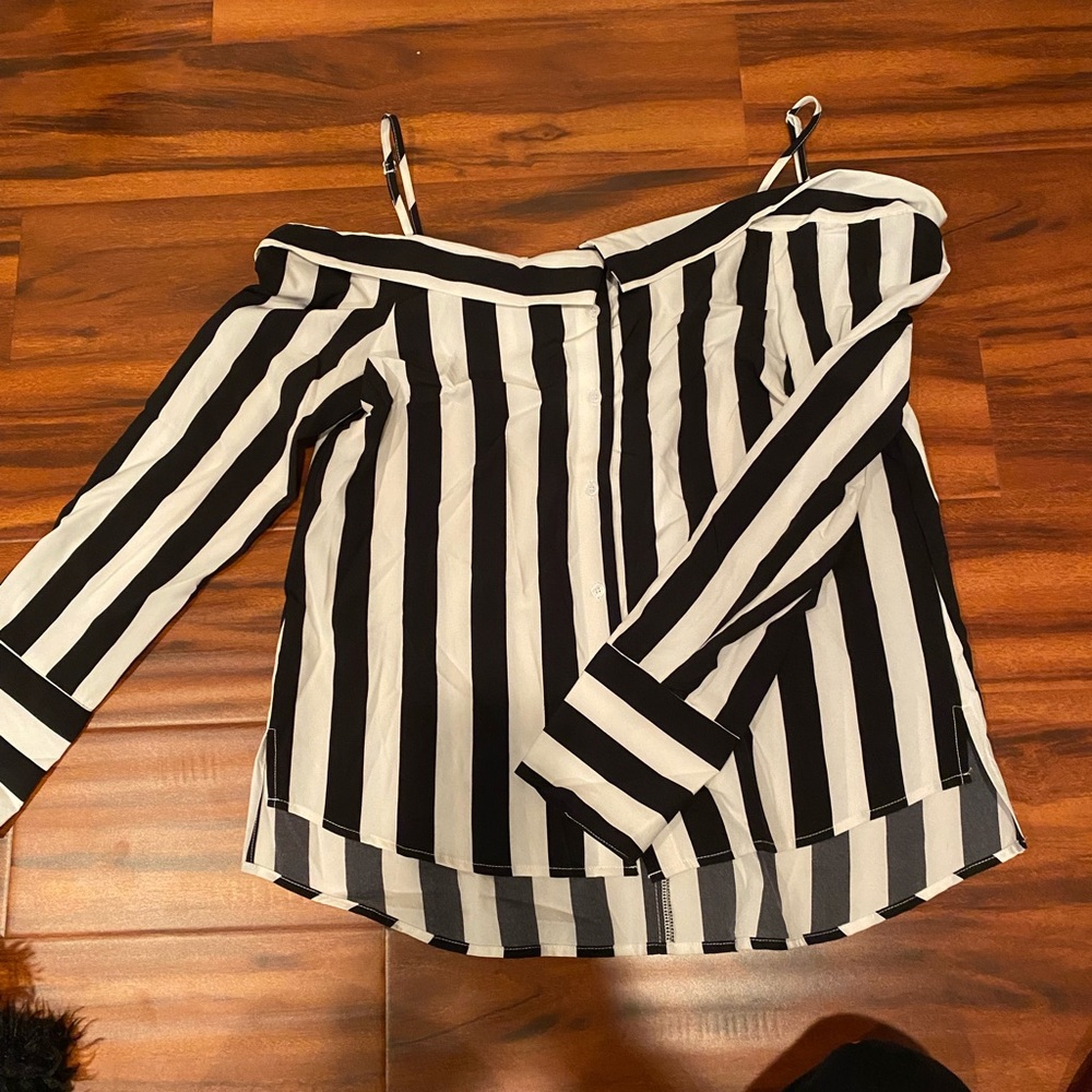 striped blouse